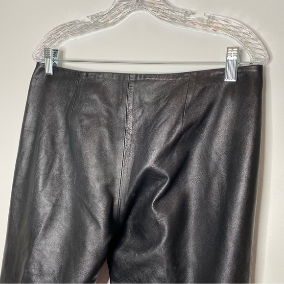 KORS Michael Kors Black Leather Pants - Picture 13 of 15